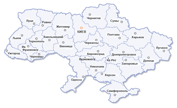 Карта украины